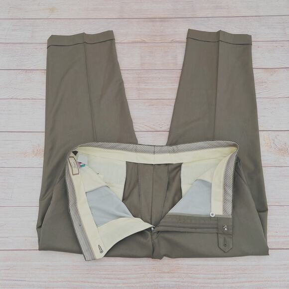 Men's Peerless Couture International 100% Wool Pant Gray Size 40 - Picture 5 of 8